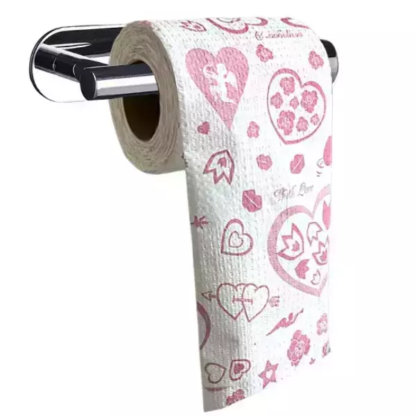 Туалетная бумага “Сердечки”
