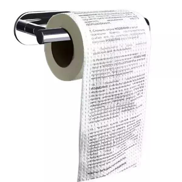 Туалетная бумага “Инструкция”