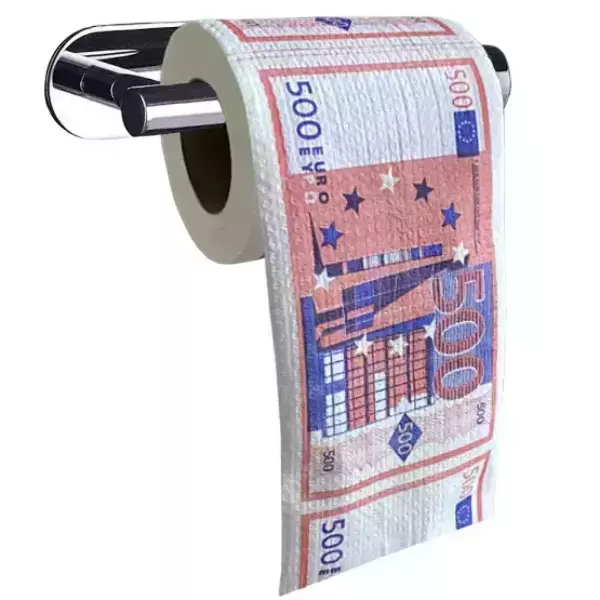Туалетная бумага “500 евро”