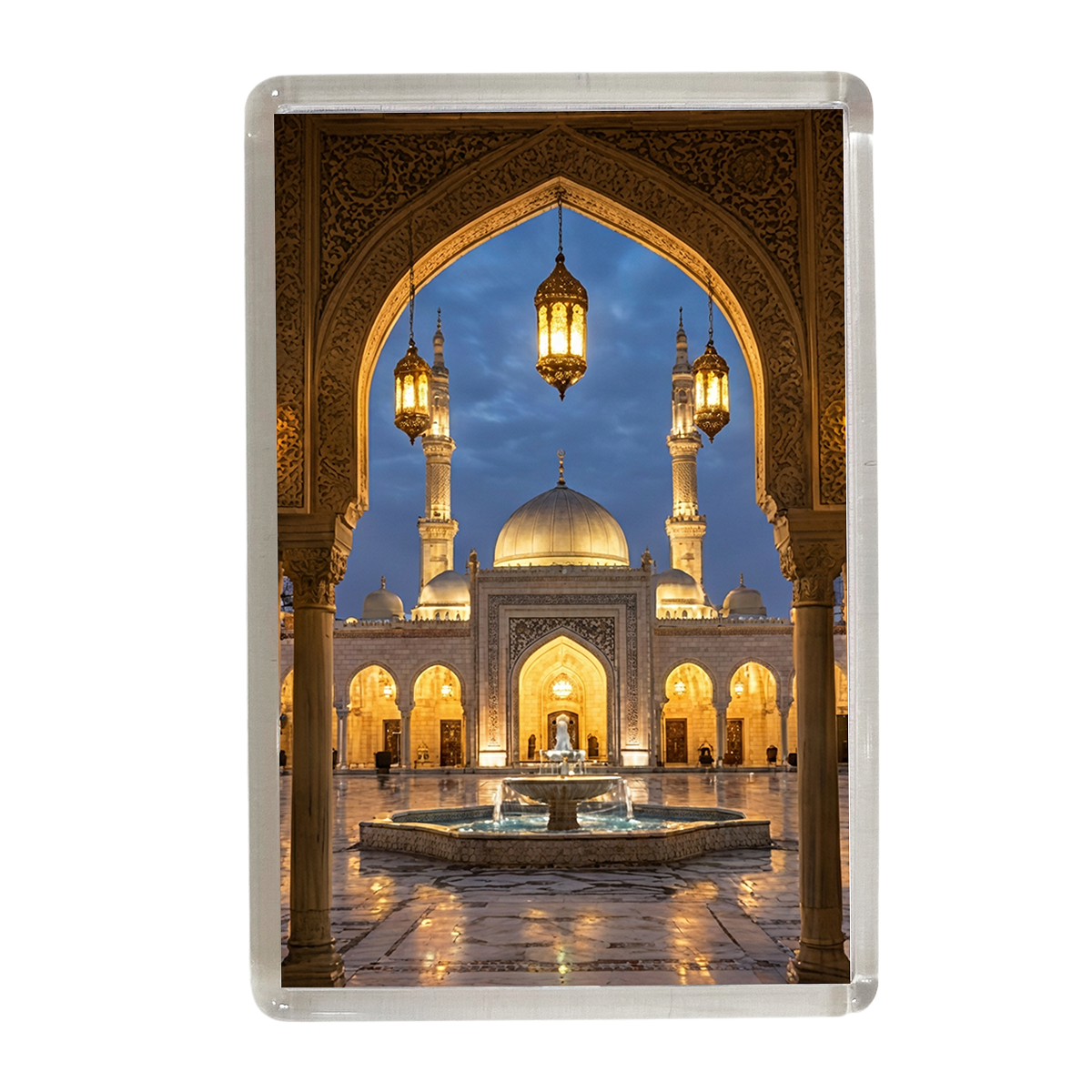 Магнит мусульманский. Фонтан