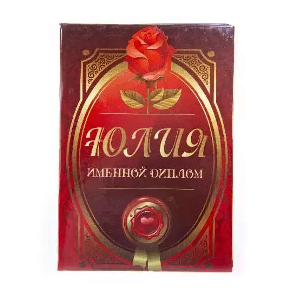 Диплом именной Юлия (цветной)