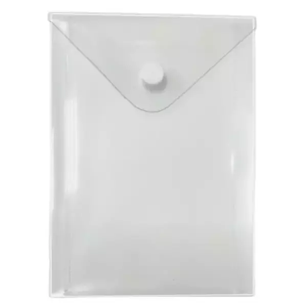 Конверт на кнопке А6 бесцветный (10шт)