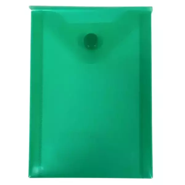 Конверт на кнопке А6 зеленый (10шт)