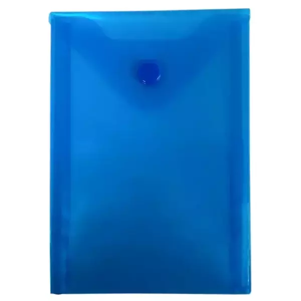 Конверт на кнопке А6 синий (10шт)