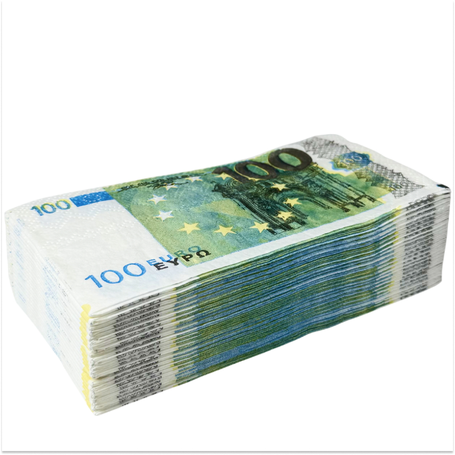 Салфетки 100 евро, фото 2