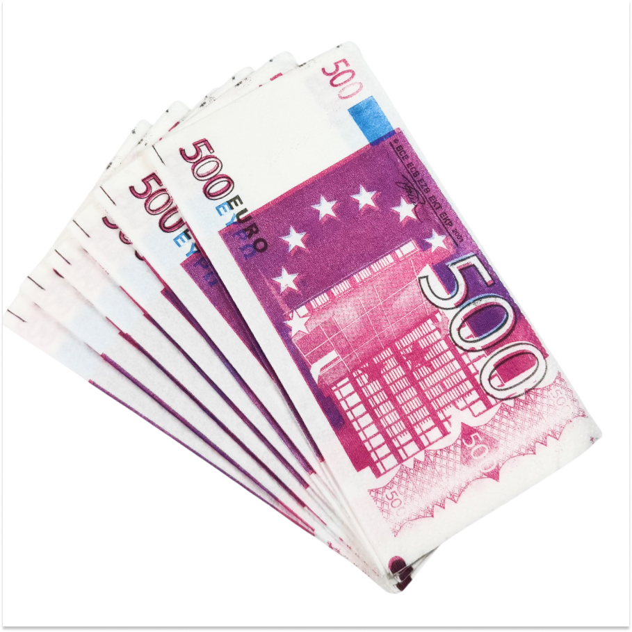 Салфетки 500 евро