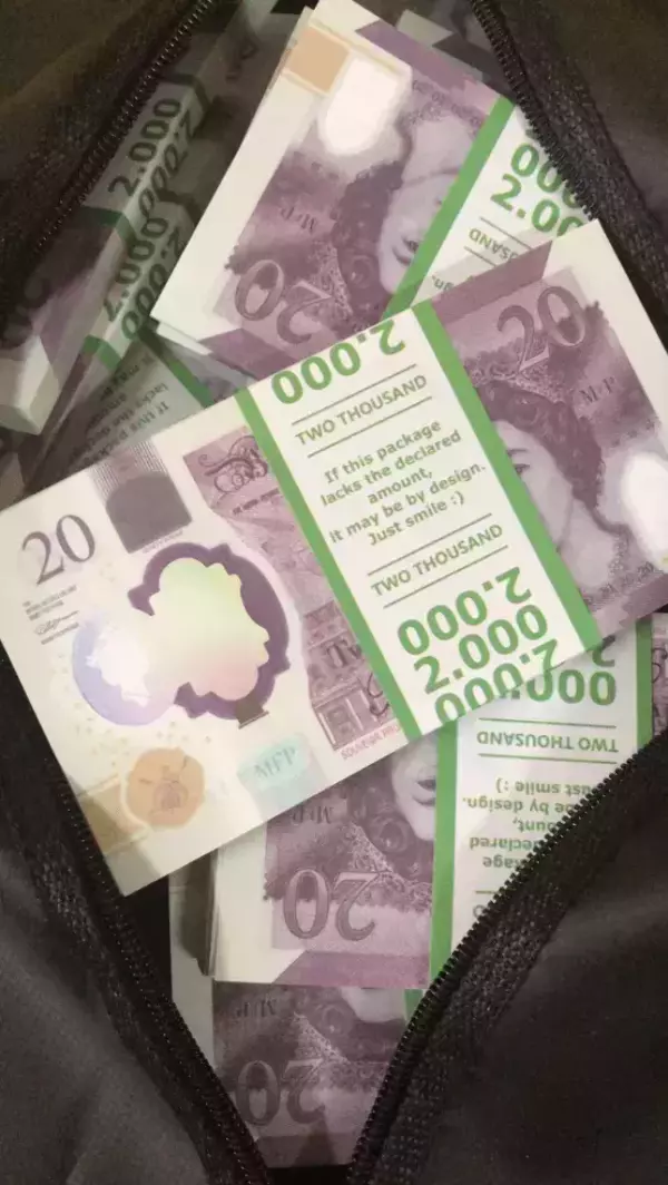 Сумка с деньгами 20 фунтов, фото 2