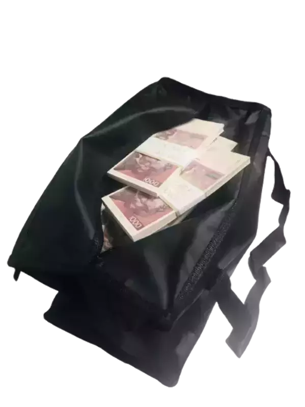 Сумка с деньгами 1000 немецких марок