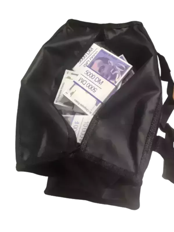 Сумка с деньгами 50 французских франков