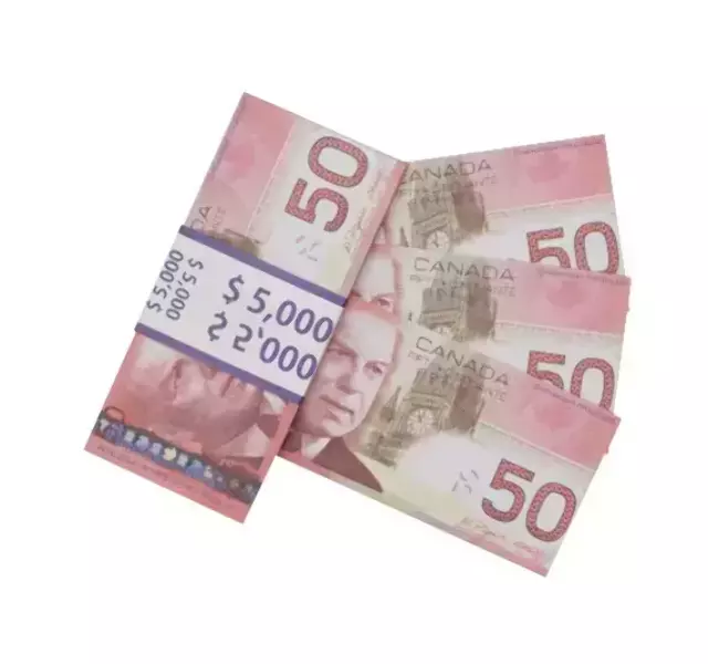 Сувенирные деньги 50 канадских долларов – 80 банкнот