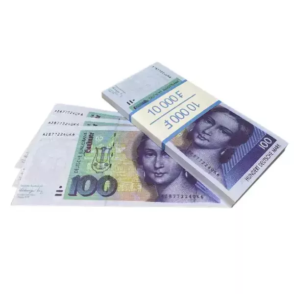 Сувенирные деньги 100 немецких марок – 80 банкнот