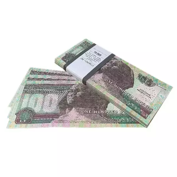 Сувенирные деньги 100 египетских фунтов – 80 банкнот, фото 1