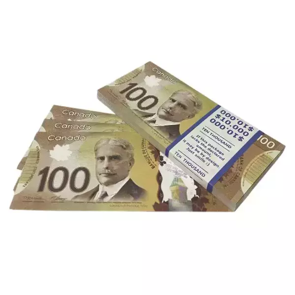 Сувенирные деньги 100 новых канадских долларов  – 80 банкнот