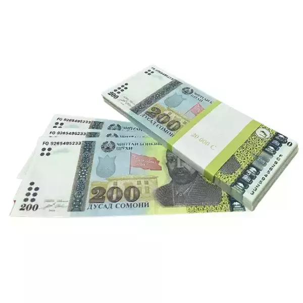 Сувенирные деньги 200 сомони – 80 банкнот