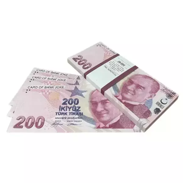Сувенирные деньги 200 турецких лир – 80 банкнот