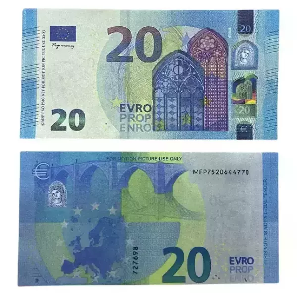 Сувенирные деньги 20 евро – 80 банкнот, фото 2