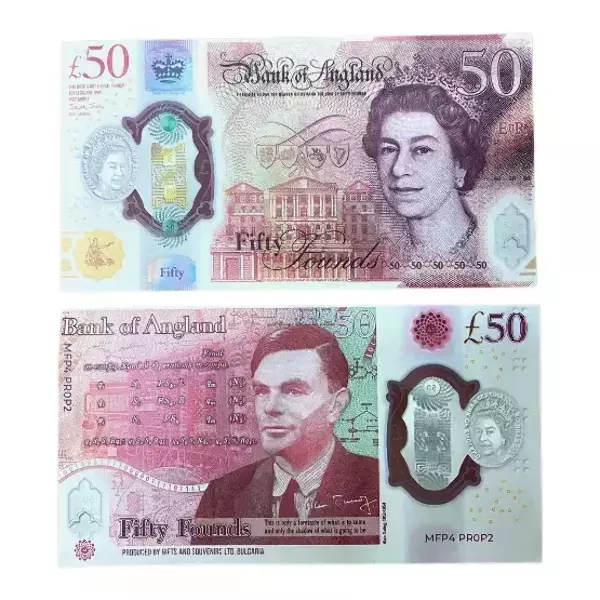 Сувенирные деньги 50 фунтов стерлингов – 80 банкнот, фото 2