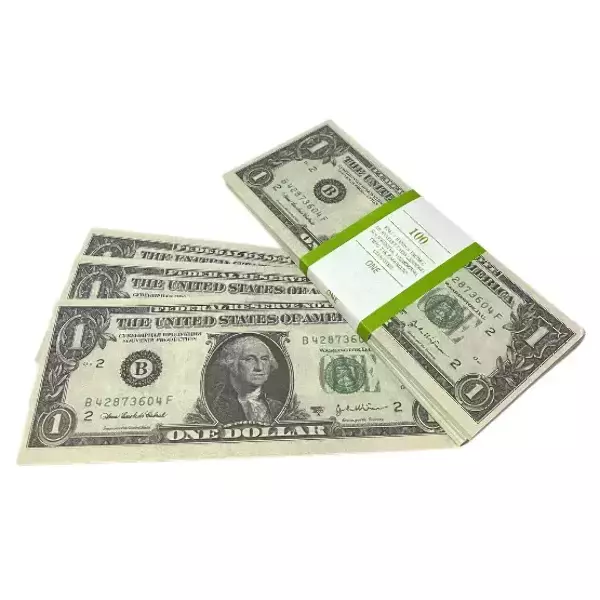Сувенирные деньги 1 доллар – 80 банкнот