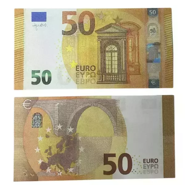 Сувенирные деньги 50 евро – 80 банкнот, фото 2