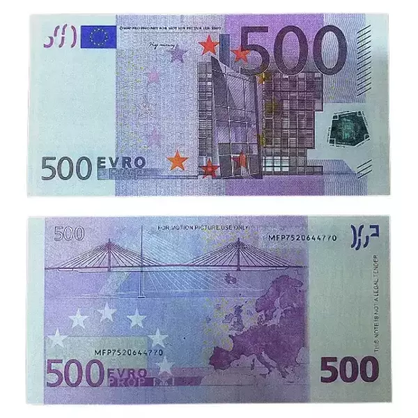 Сувенирные деньги 500 евро – 80 банкнот, фото 2