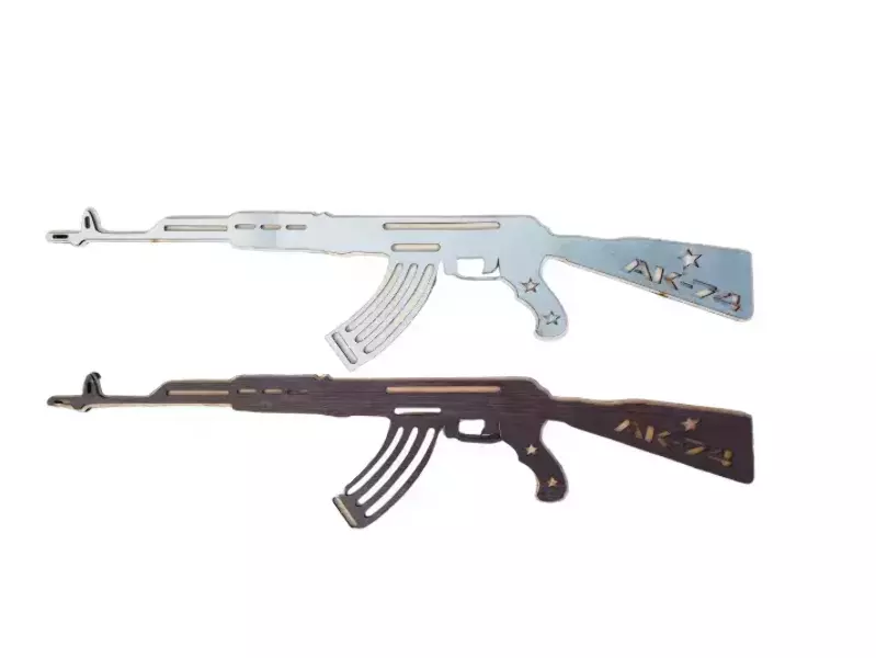 Деревянный Автомат АК 74 в ассортименте