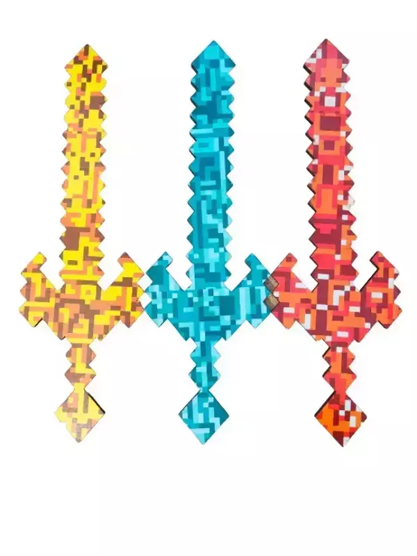 Деревянный меч Майнкрафт маленький в ассортименте