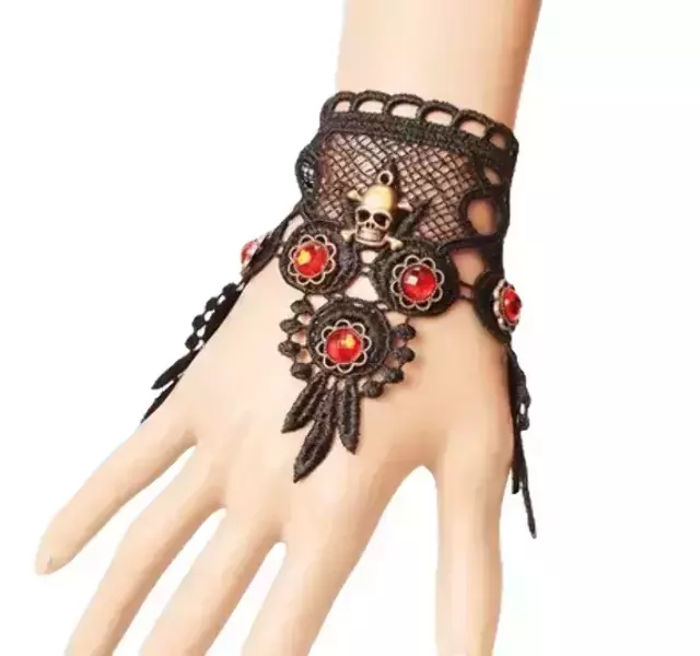 Браслет винтажный черный