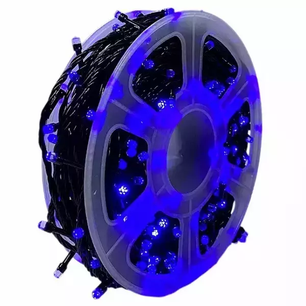 Гирлянда Светодиодная 50м синий свет УЛИЧНАЯ, фото 2