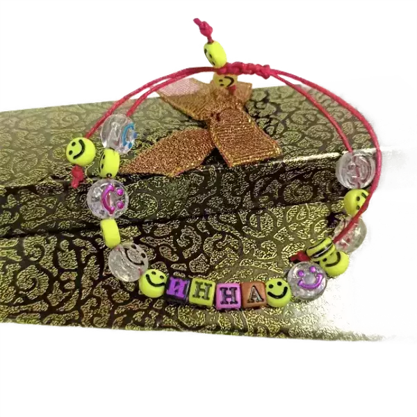 Браслет именной Инна (цветной)