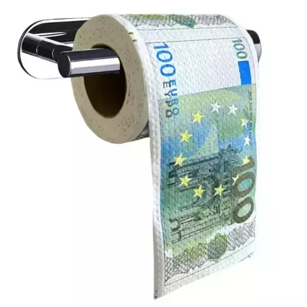 Туалетная бумага “100 евро”