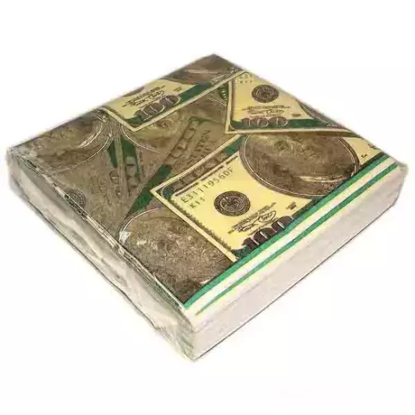 Салфетки доллары