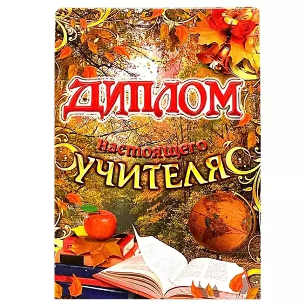 Диплом Настоящего учителя  (папка адресная 15 × 11 × 0,4 см)