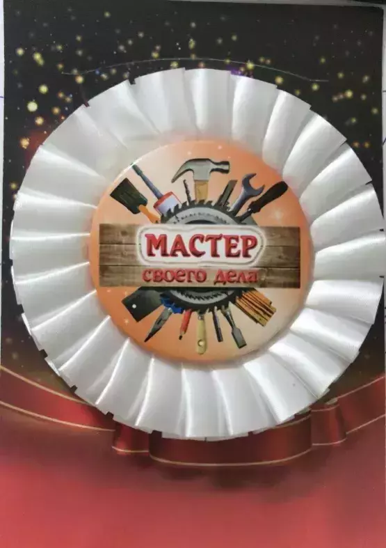 Почетный значок Мастер своего дела