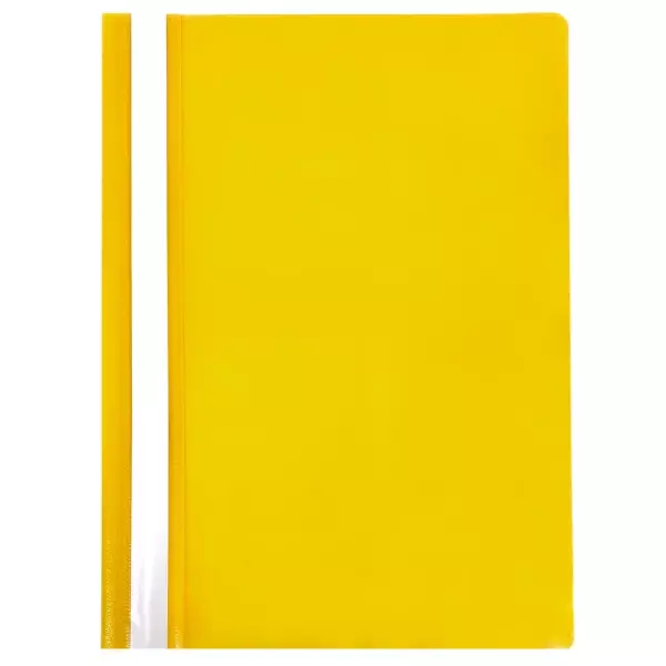 Папка скоросшиватель А4 желтый (25шт)