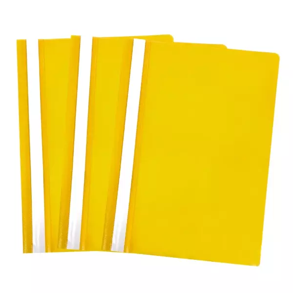 Папка скоросшиватель А4 желтый (25шт), фото 2