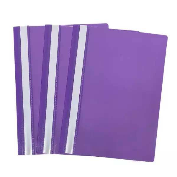 Папка скоросшиватель А4 фиолетовый (25шт), фото 2