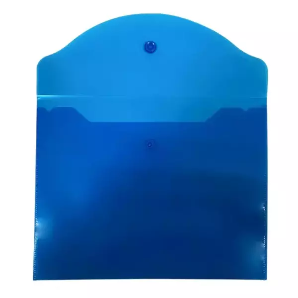 Конверт на кнопке В5 синий (10шт), фото 2