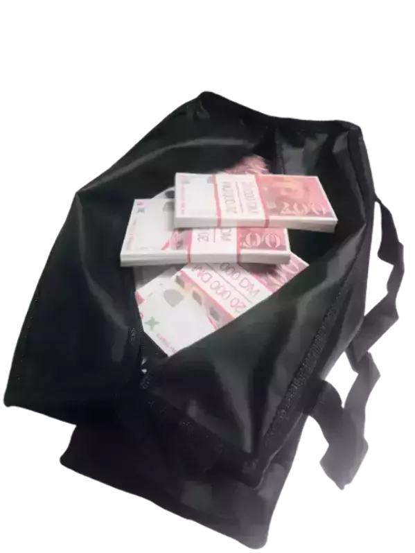 Сумка с деньгами 200 французских франков