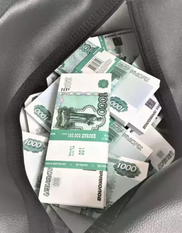 Сумка с деньгами 1000 рублей, фото 2