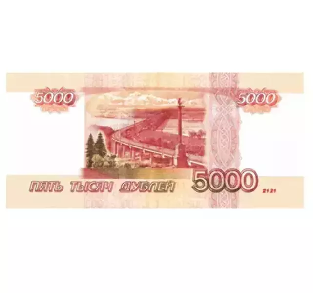 Сувенирные деньги 5000 рублей – 80 банкнот, фото 3
