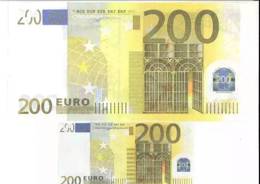 Шуточные деньги ГИГАНТ 200 евро, фото 2