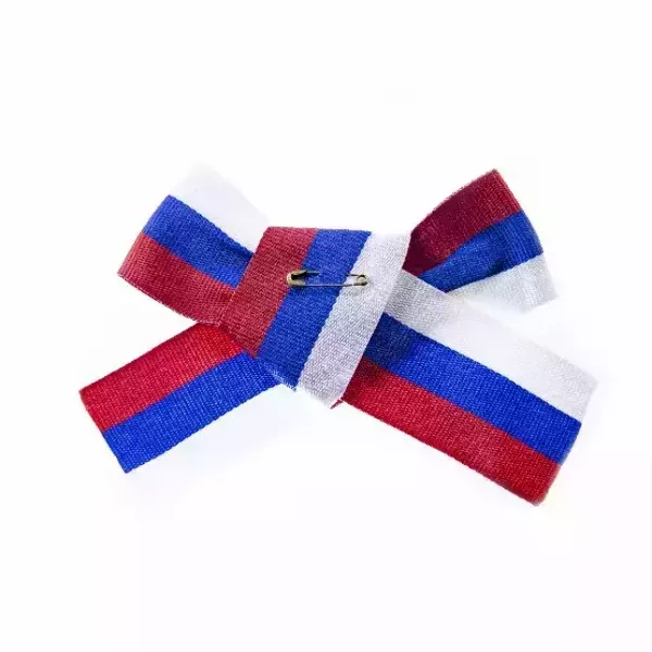 Значок “Святая Россия” дерево (триколор), фото 2