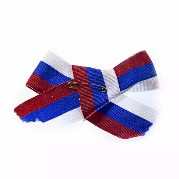 Значок “Россией горжусь” дерево (триколор), фото 2