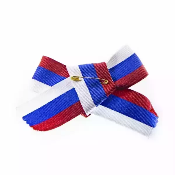 Значок “Наша Россия” дерево (триколор), фото 2