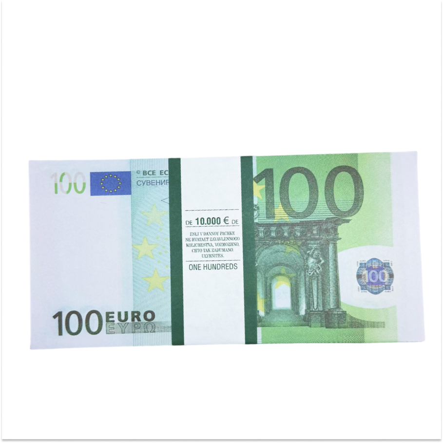 Шуточные деньги ГИГАНТ 100 евро
