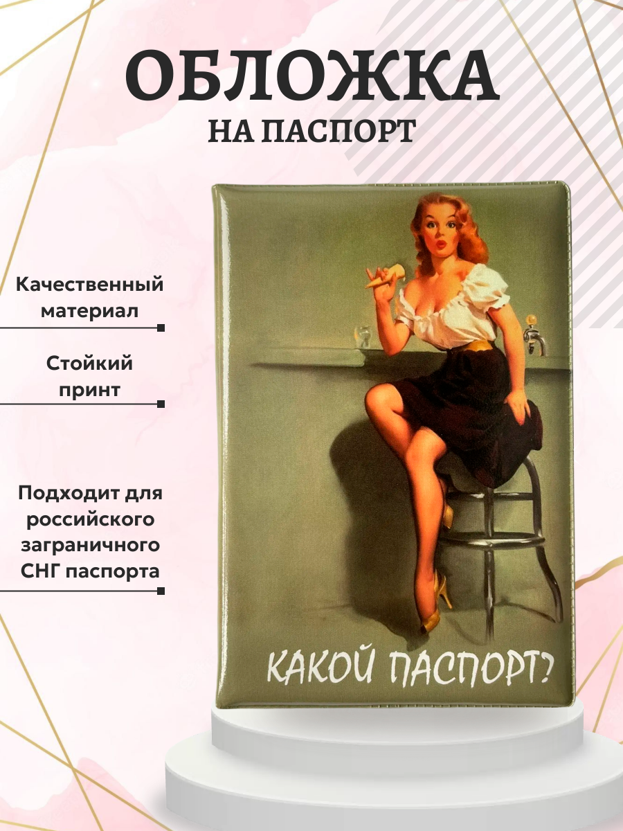 Обложка для паспорта “Какой паспорт?”, фото 2