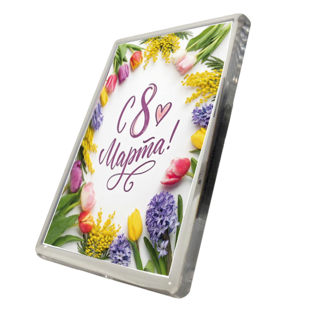 Магнит "8 марта" №2 (яркий), фото 2