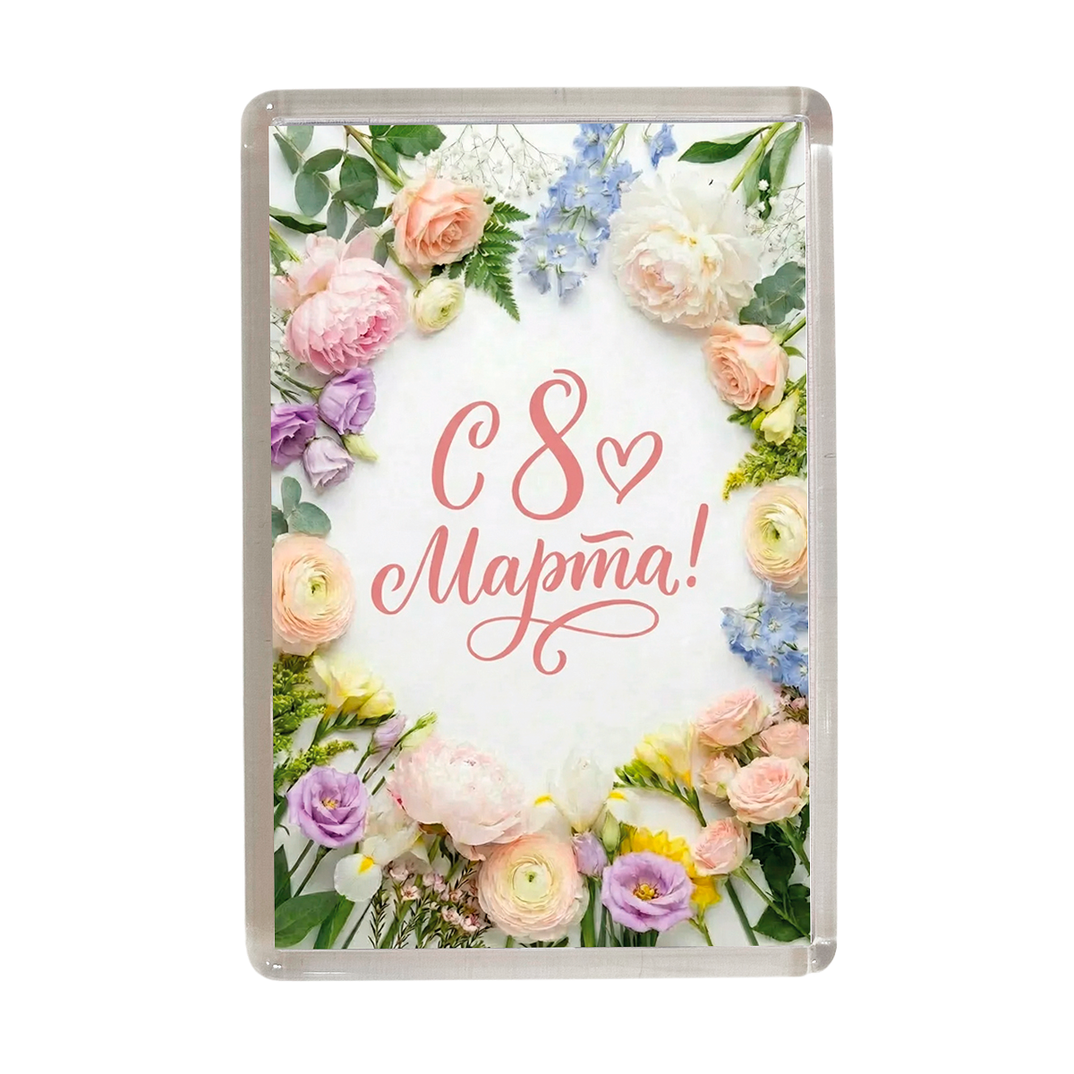 Магнит "8 марта" №4 (розы)