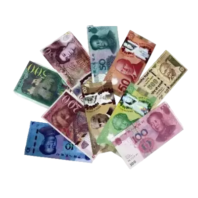 Билеты банка приколов - Зарубежные деньги