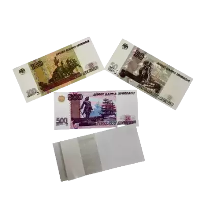 Наклейки в виде денег